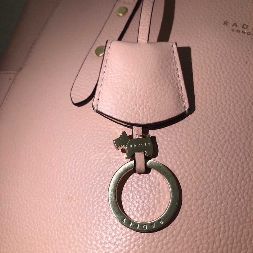 Gorgeous Hadley London Leather Bag Tote - Pink - Lightly Used - Authentic - Picture 13 of 13